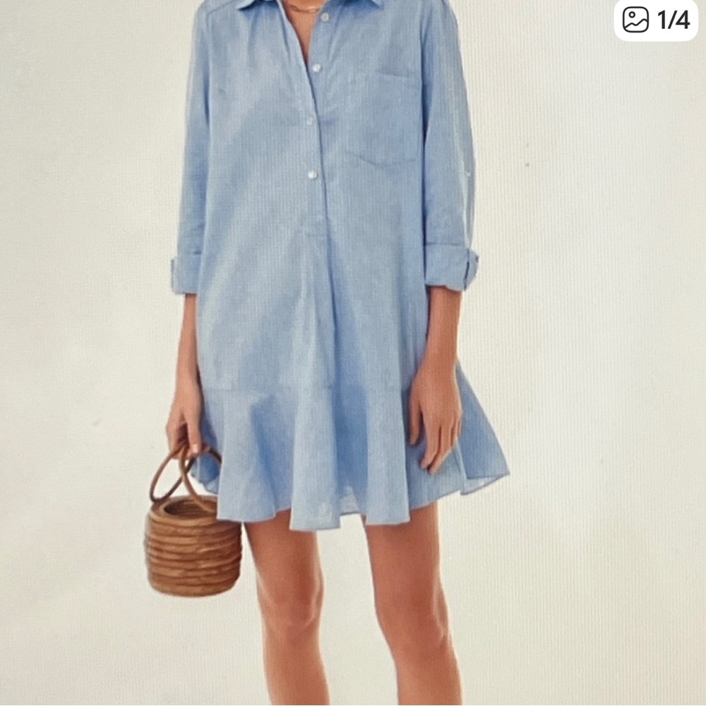 Tuckernut Chambray Callahan T-shirt Dress